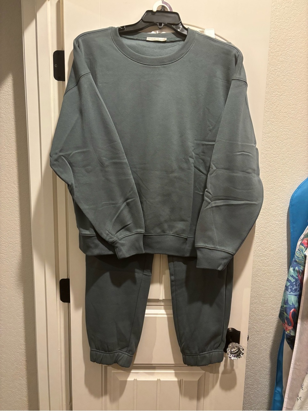 Zenana XL Jogger Sweat Set